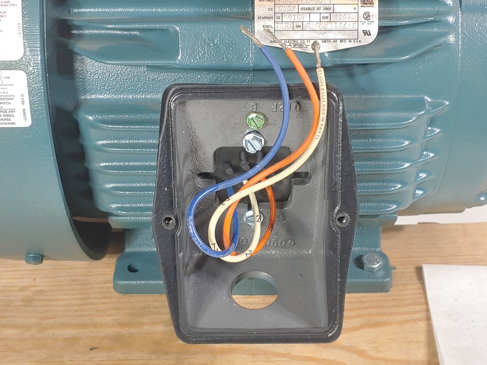 Baldor Reliance 7.5 HP Super-E Severe Duty 841XL 3510 RPM Motor ECP3769T-4