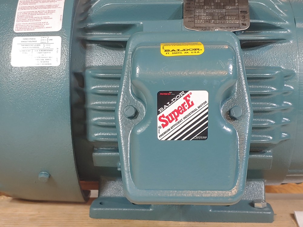Baldor Reliance 7.5 HP Super-E Severe Duty 841XL 3510 RPM Motor ECP3769T-4