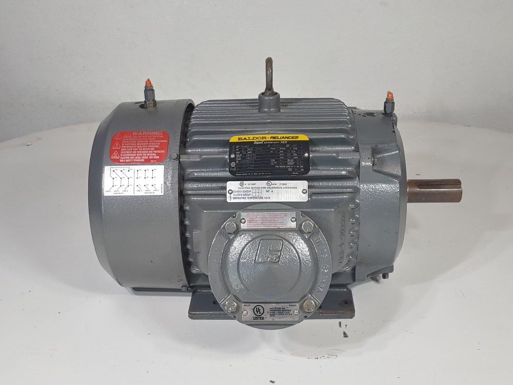 Baldor Reliance 10HP Super-E Severe Duty XEX 1765 RPM EM7670T-1