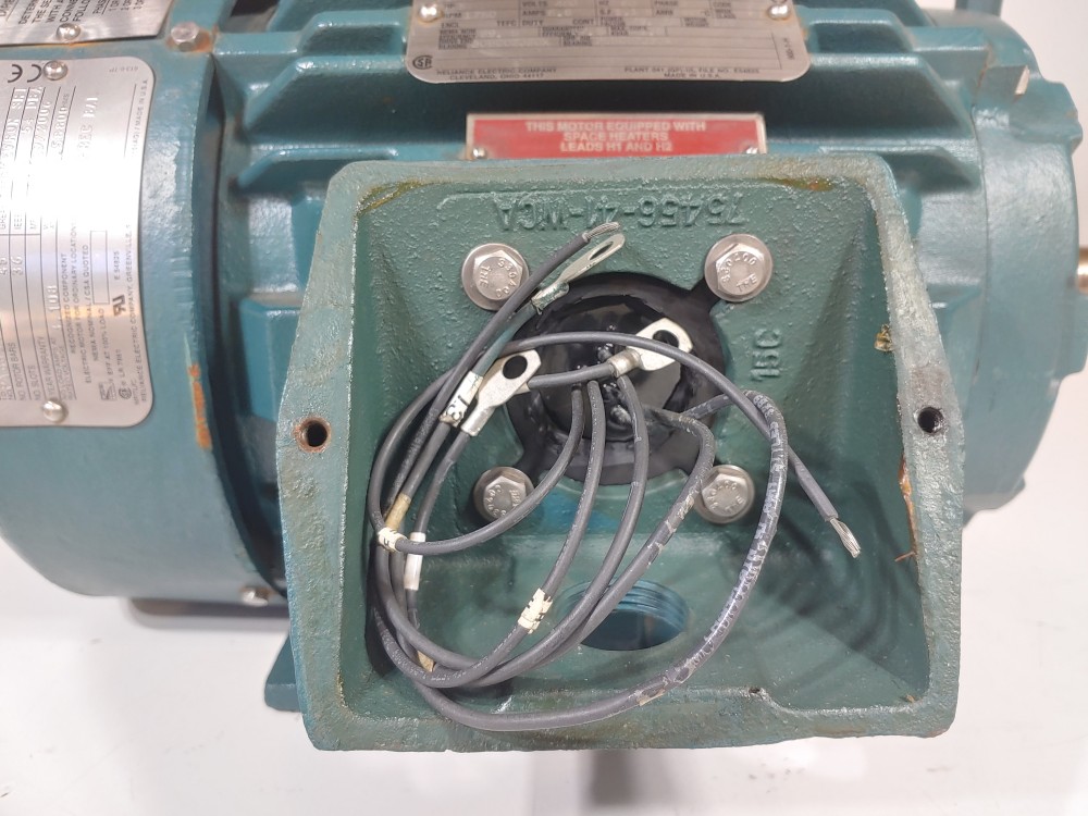 Reliance 5HP 841XL Severe Duty AC Motor Duty Master 1750 RPM HAW732012A41207
