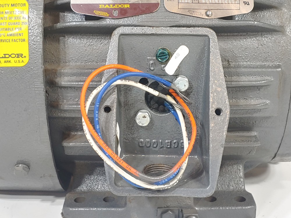 Baldor Reliance 5HP Severe Duty 3450 RPM Motor CP3663T-4