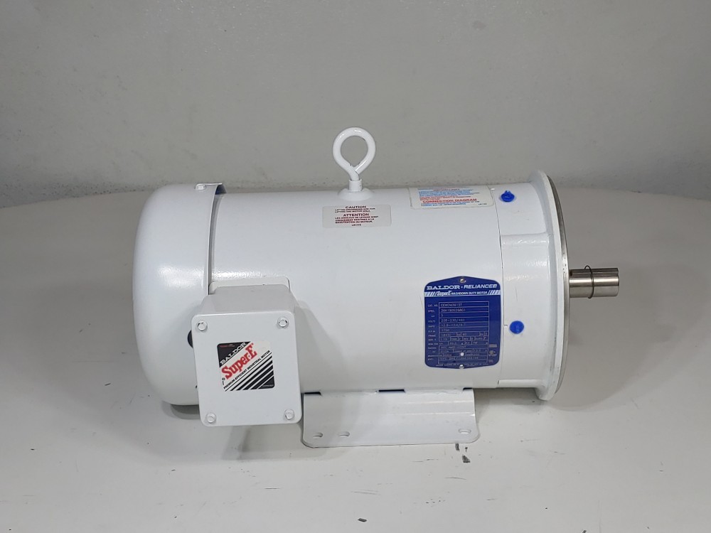 Baldor Reliance 5HP Severe-E Washdown Duty Motor 1750 RPMS CEWDM3615T
