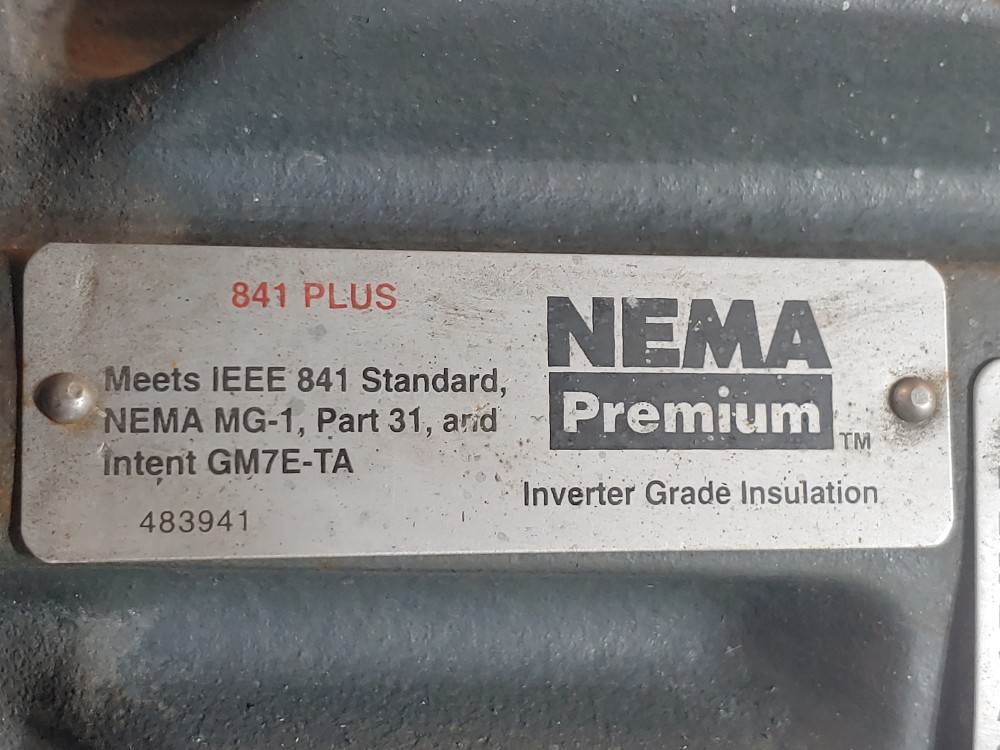 Nidec Motor 15HP Nema Premium 3Phase 3545 RPM DE05 Motor