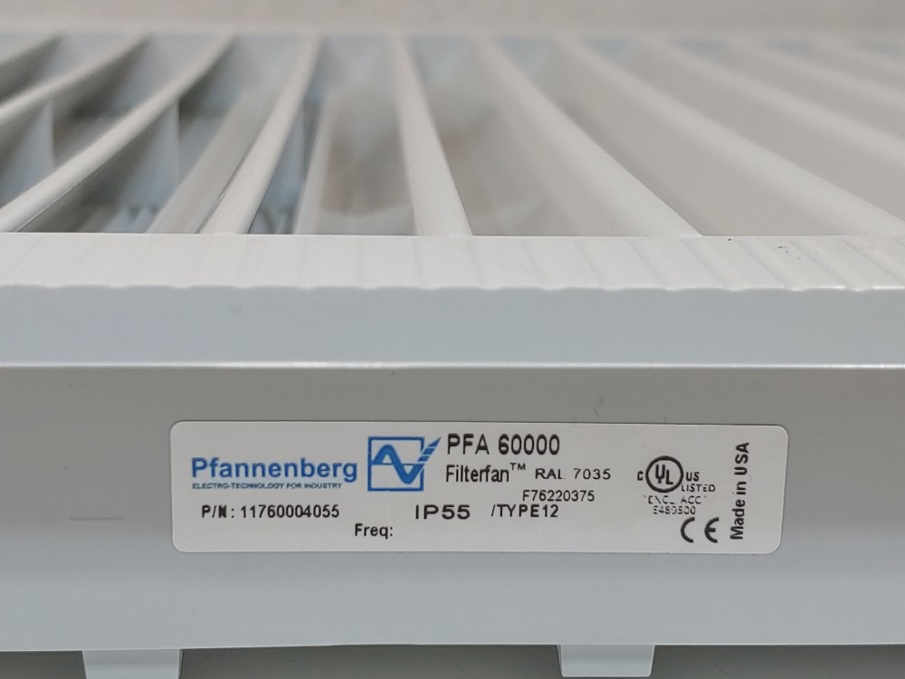 Pfannenberg PF 67000 Filterfan Thermal Management Filter Fan-Indoor W/PFA 60000