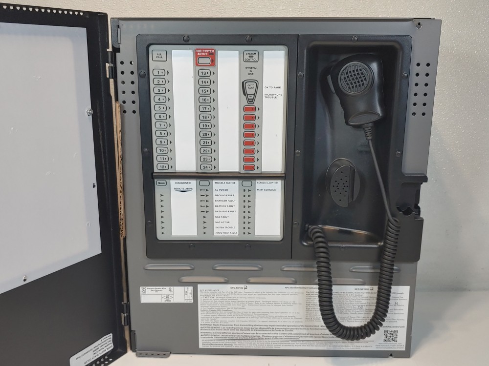 Notifier 50ex Notifier NFC-50/100 First Command Emergency Voice Evacuation System