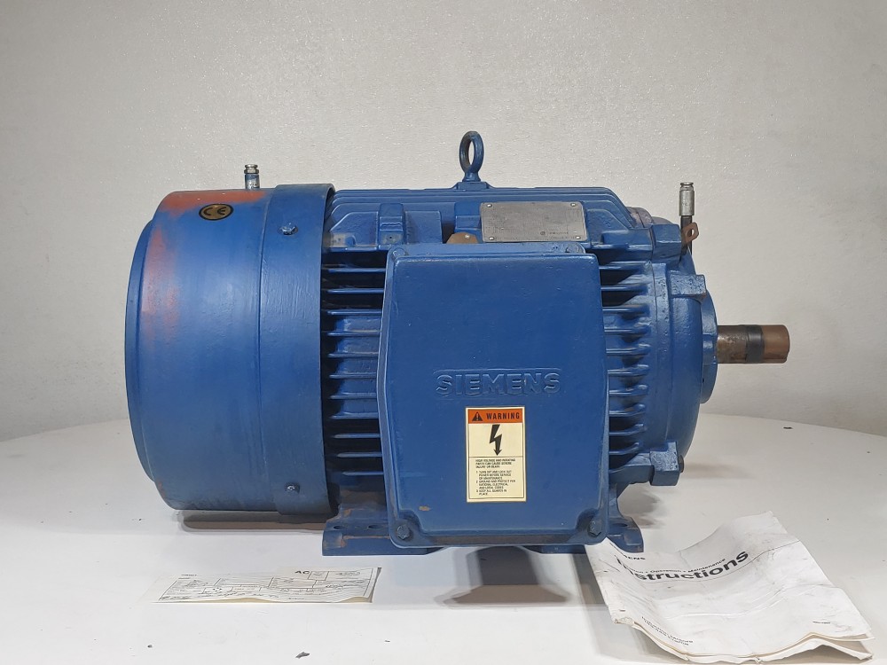 Siemens 30 HP Electric Motor Type: RGZESD RPM 1180 