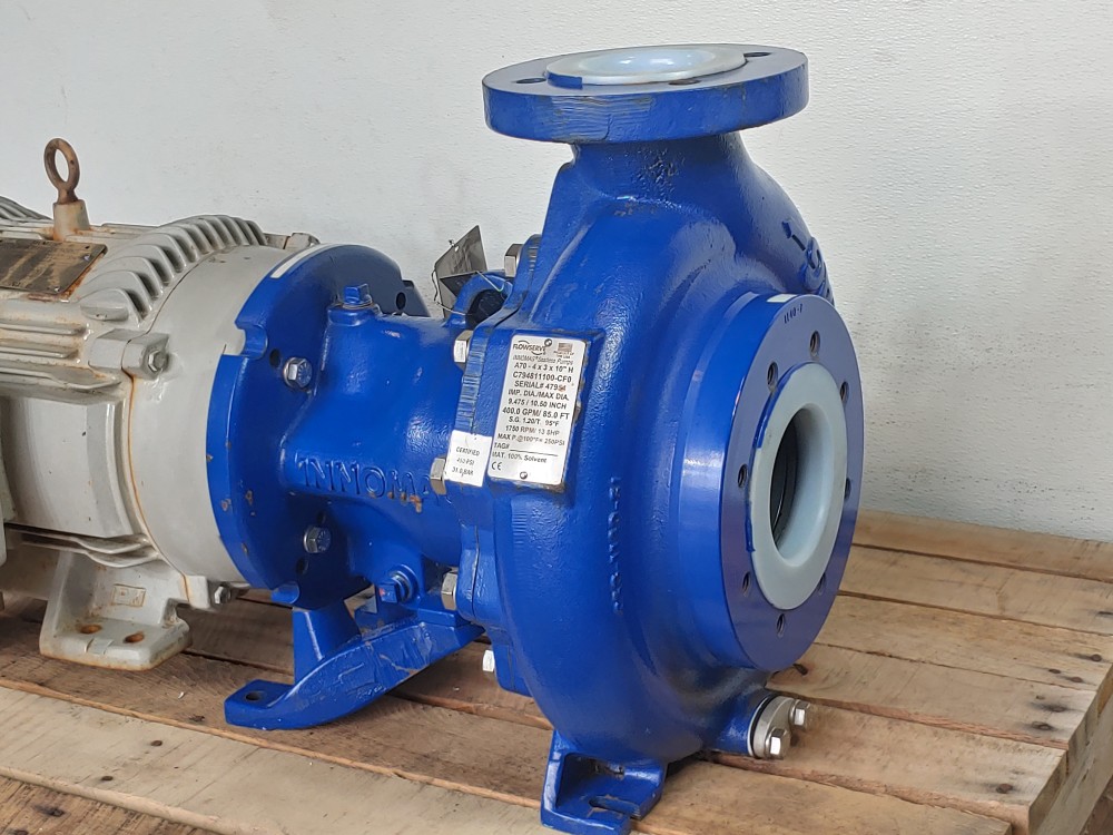 Flowserve Innomag A70-4X3X10" H Sealless Centrifugal Pump W/ Siemens 20HP 