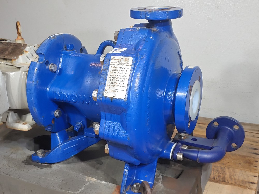 Flowserve Innomag A05-2x1x10" 5/8" Orific Sealless Centrifugal Pump w/ 5HP Motor