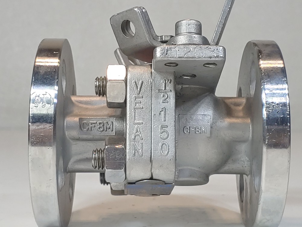 Velan 1/2" 150# CF8m 2-Piece Full Port Ball Valve Figure# 01413-SSEZ