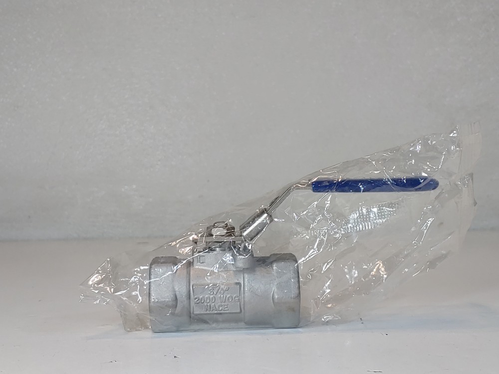 NIBCO T560-S6-R-66-LL 3/4" 2000# WOG Thrd 1pc Reduce Port CF8M Ball Valve 
