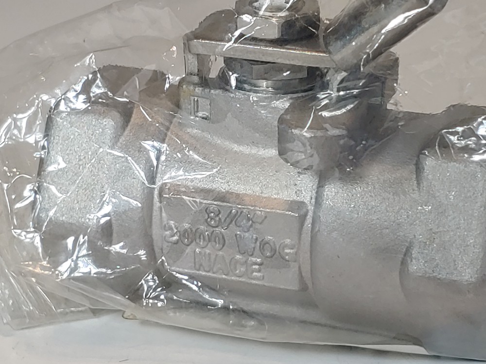 NIBCO T560-S6-R-66-LL 3/4" 2000# WOG Thrd 1pc Reduce Port CF8M Ball Valve 