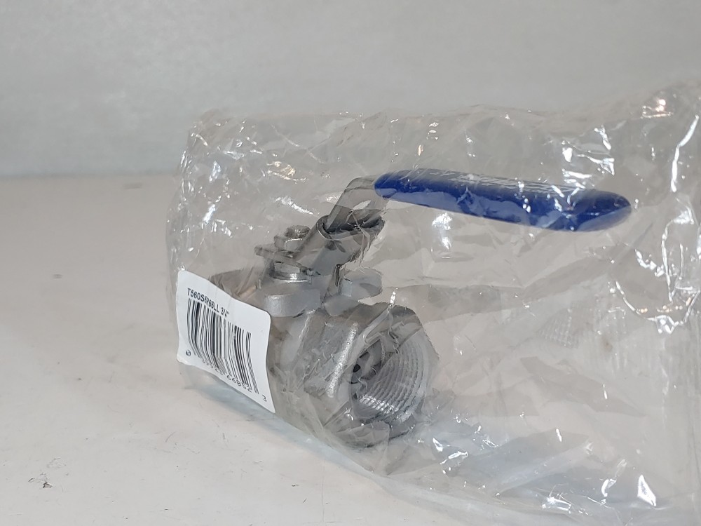 NIBCO T560-S6-R-66-LL 3/4" 2000# WOG Thrd 1pc Reduce Port CF8M Ball Valve 
