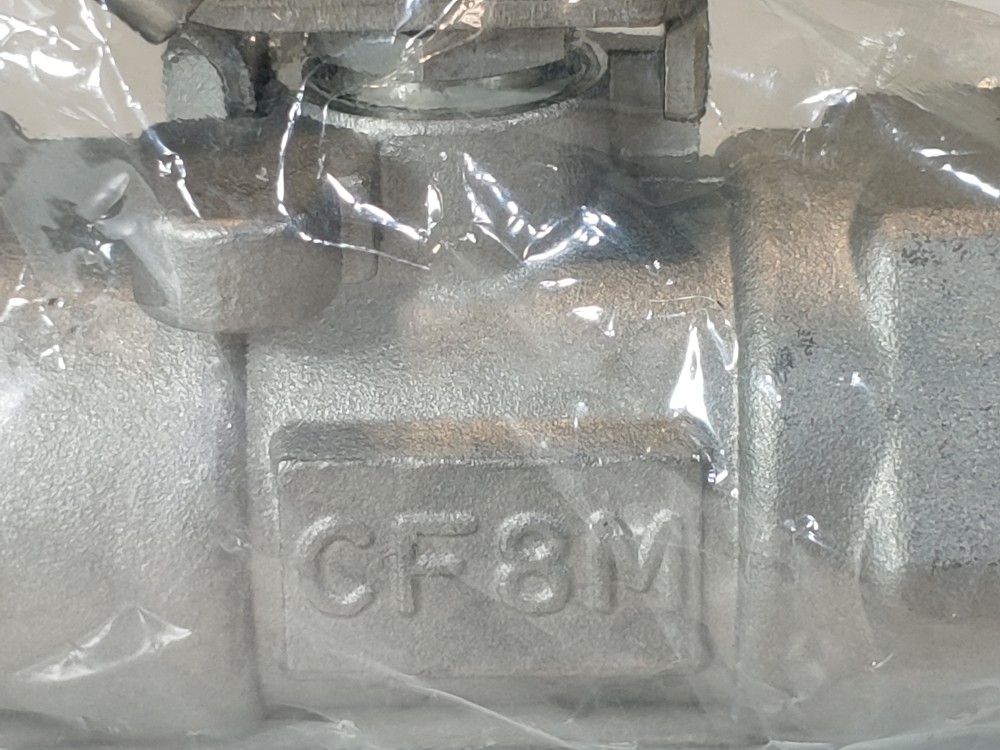NIBCO T560-S6-R-66-LL 3/4" 2000# WOG Thrd 1pc Reduce Port CF8M Ball Valve 