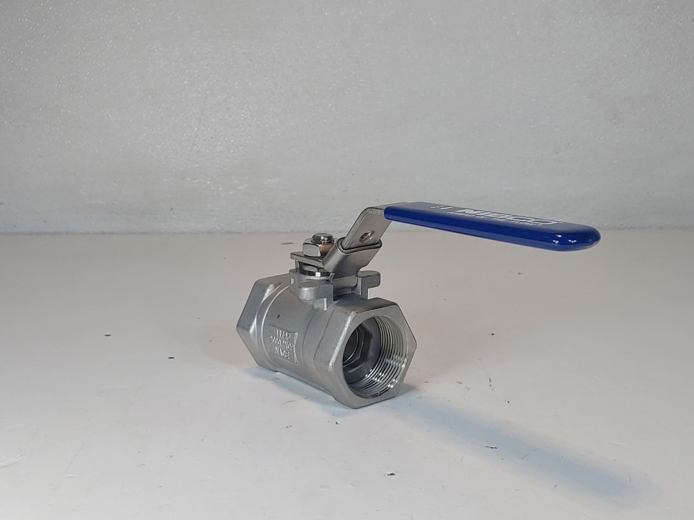 NIBCO T560-S6-R-66-LL 1-1/2" 2000# WOG Thrd 1pc Reduce Port CF8M Ball Valve 