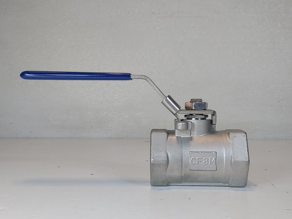 NIBCO T560-S6-R-66-LL 1-1/2" 2000# WOG Thrd 1pc Reduce Port CF8M Ball Valve 