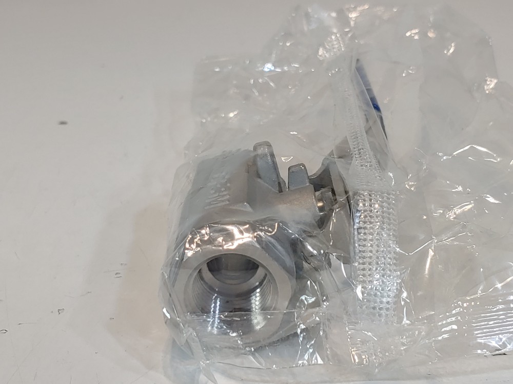 NIBCO T560-S6-R-66-LL 1/2" 2000# WOG Thrd 1pc Reduce Port CF8M Ball Valve 