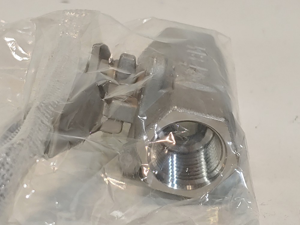 NIBCO T560-S6-R-66-LL 1/2" 2000# WOG Thrd 1pc Reduce Port CF8M Ball Valve 