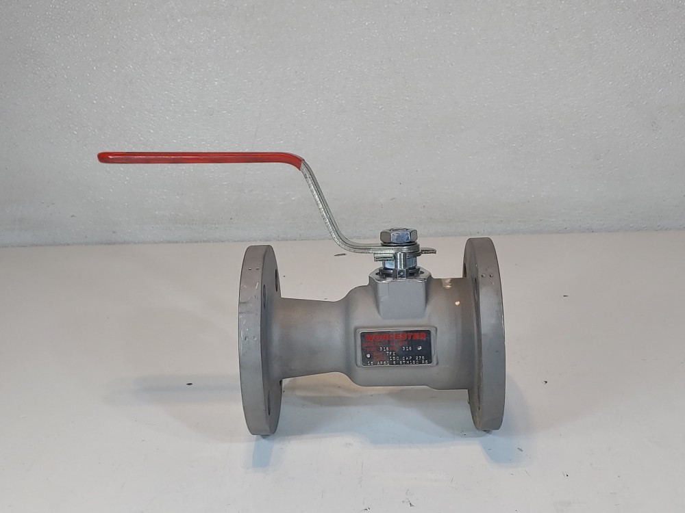 Worcester 1-1/2" Flanged Reduced Port 316  Ball Valve 15 AF51 6 6TM150 R5
