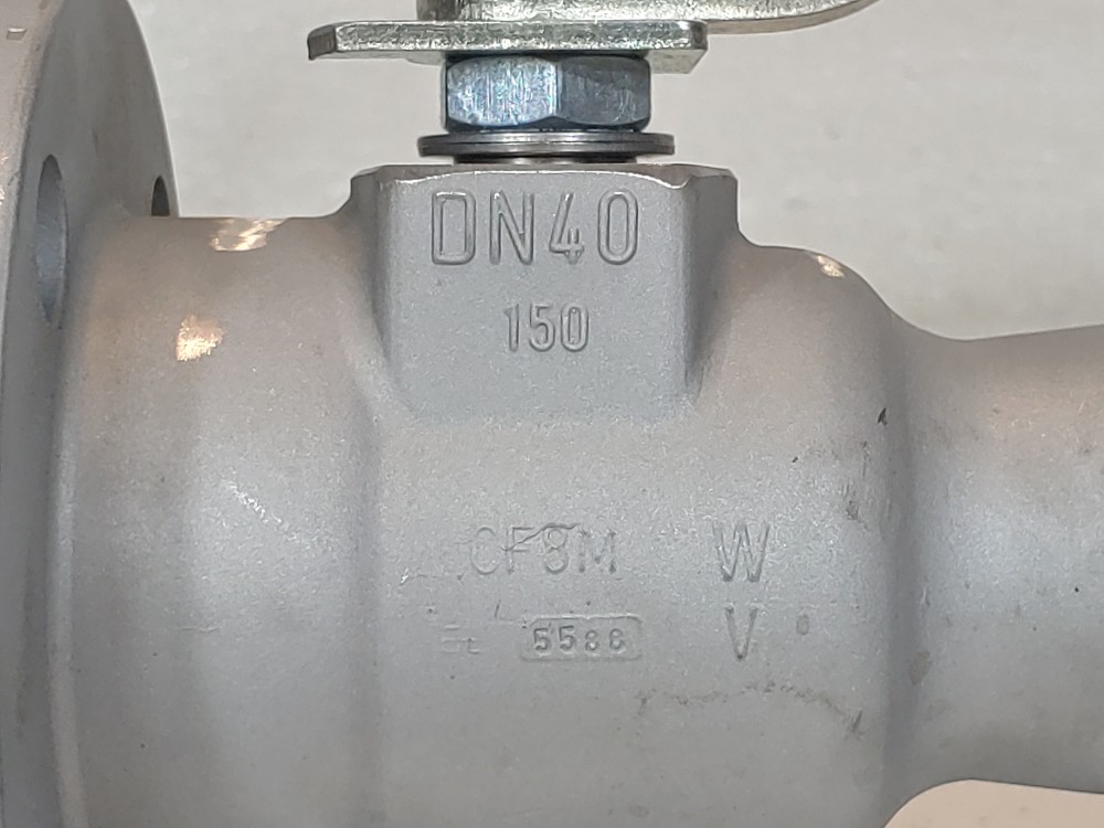 Worcester 1-1/2" Flanged Reduced Port 316  Ball Valve 15 AF51 6 6TM150 R5