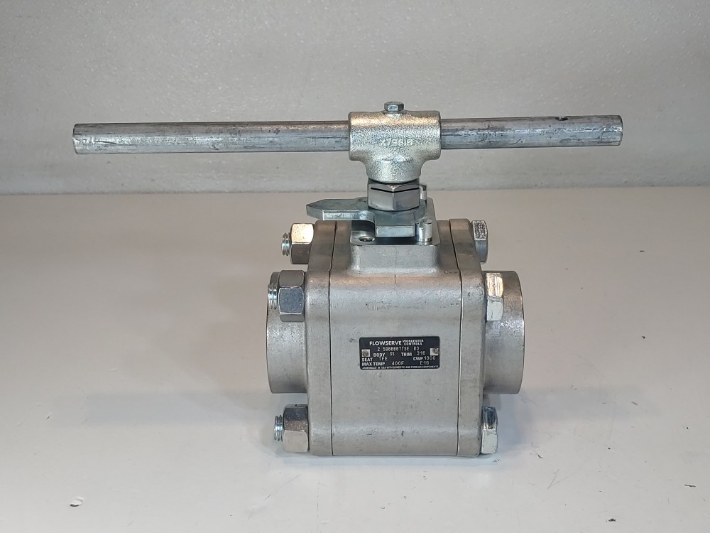 Flowserve Worcester 2" 1000 CWP Full Port Ball Valve 596666TTSE R3