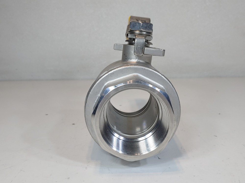 TCI 2" Threaded FNPT 2-PC Full Port 316 WOG 1000 Ball Valve