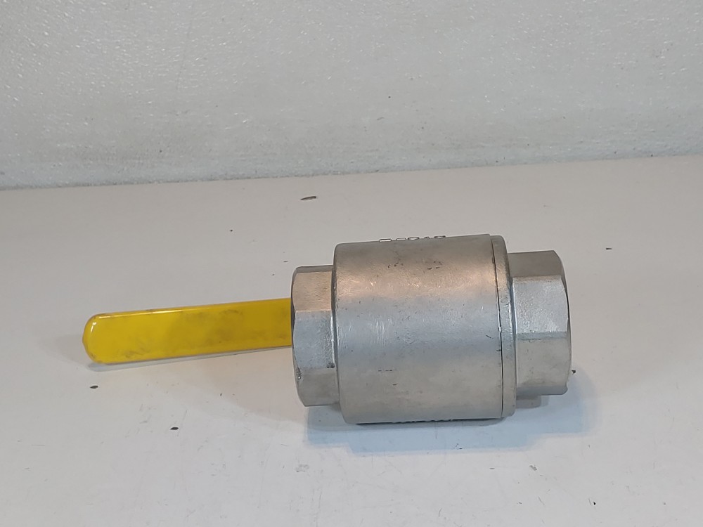 TCI 2" Threaded FNPT 2-PC Full Port 316 WOG 1000 Ball Valve