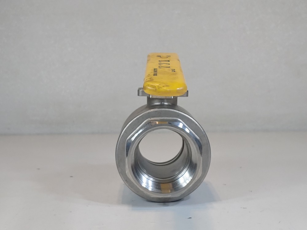 TCI 2" Threaded FNPT 2-PC Full Port 316 WOG 1000 Ball Valve