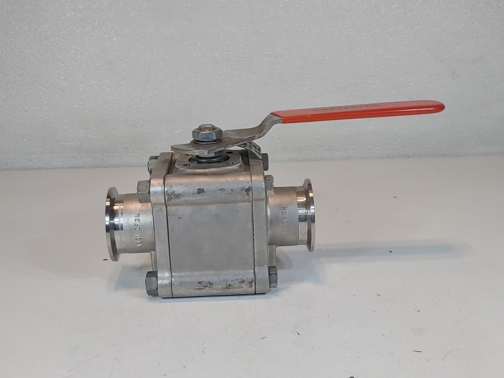 Worcester 2" Full-Port Tri-Clamp End Ball Valve 2 WK7466TTC RO