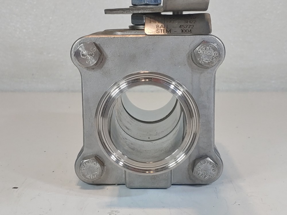 Worcester 2" Full-Port Tri-Clamp End Ball Valve 2 WK7466TTC RO