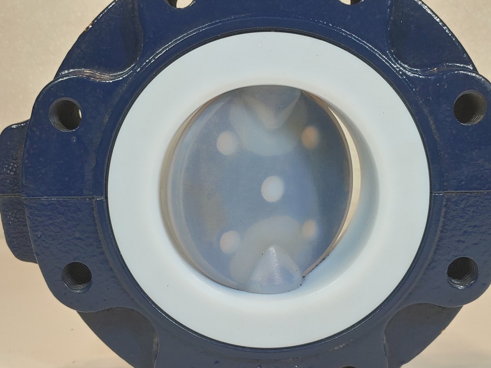 Adrem 4" Lined Wafer Butterfly Valve 4-A-L-D-T-M-V-SB