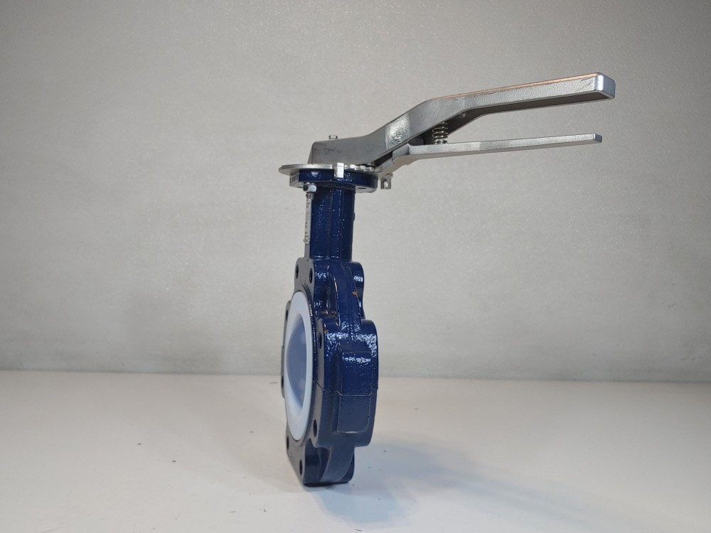 Adrem 4" Lined Wafer Butterfly Valve 4-A-L-D-T-M-V-SB