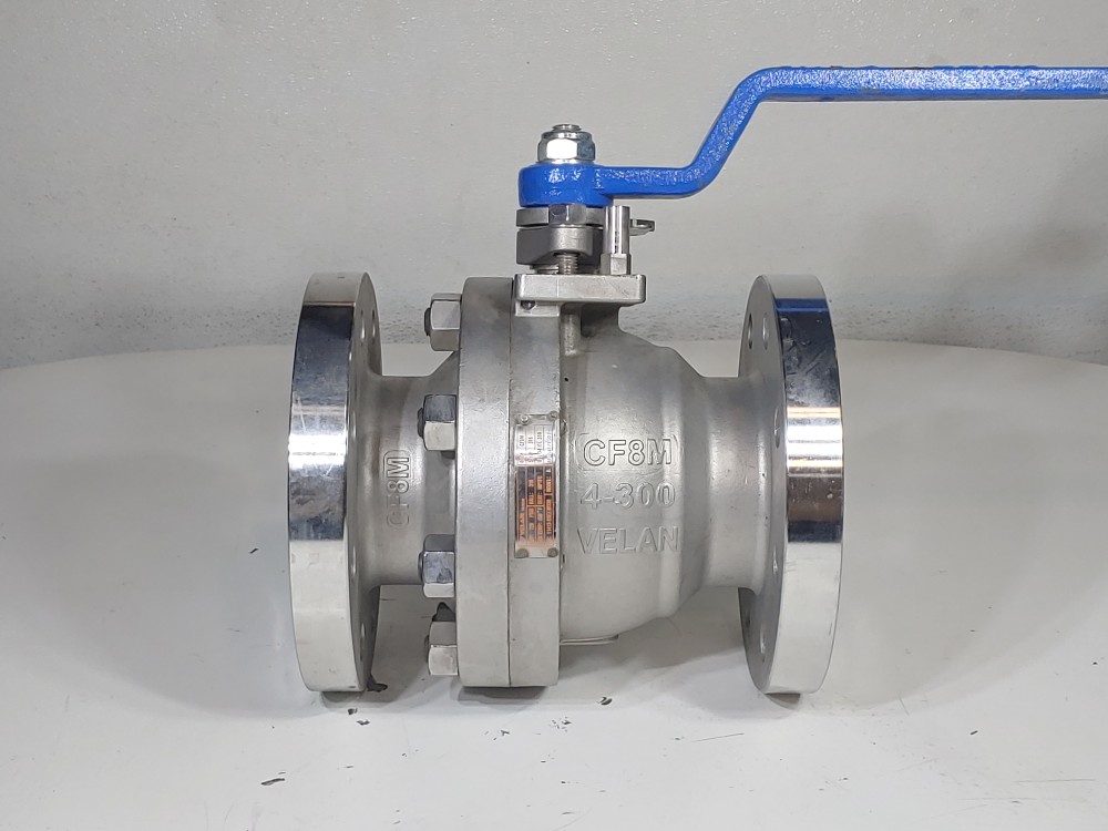 Velan 4" 300# CF8M 2P Ball Valve FIG#: 11413-SSEZ-W330