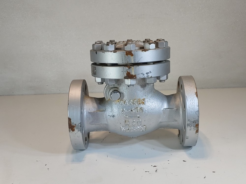 Warren 2" 600# RF WCB Flanged Check Valve Fig: 3605-8
