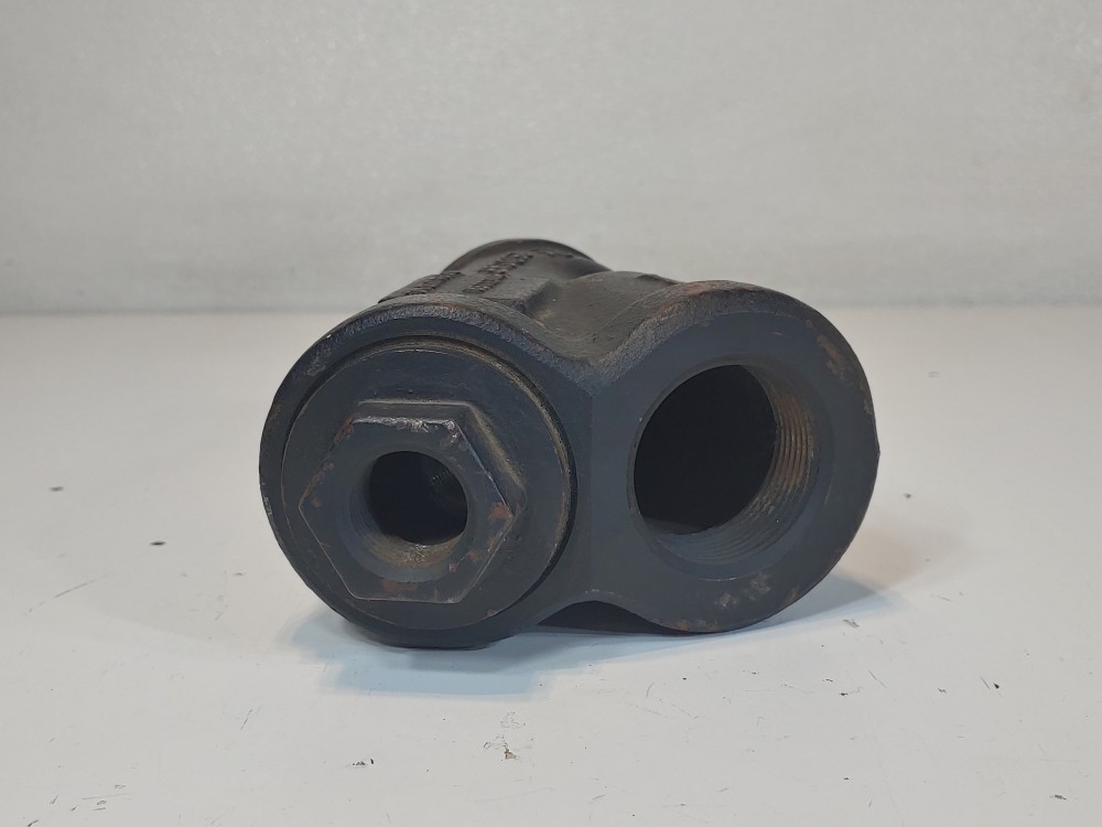 Mueller 1-1/2" 250 SWP Cast Iron WYE Strainer, 20 Mesh Strainer 308707