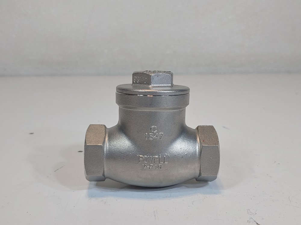 Powell 3/4" 200 PSI Threaded End CF3M Swing Check C 1847 / V-216