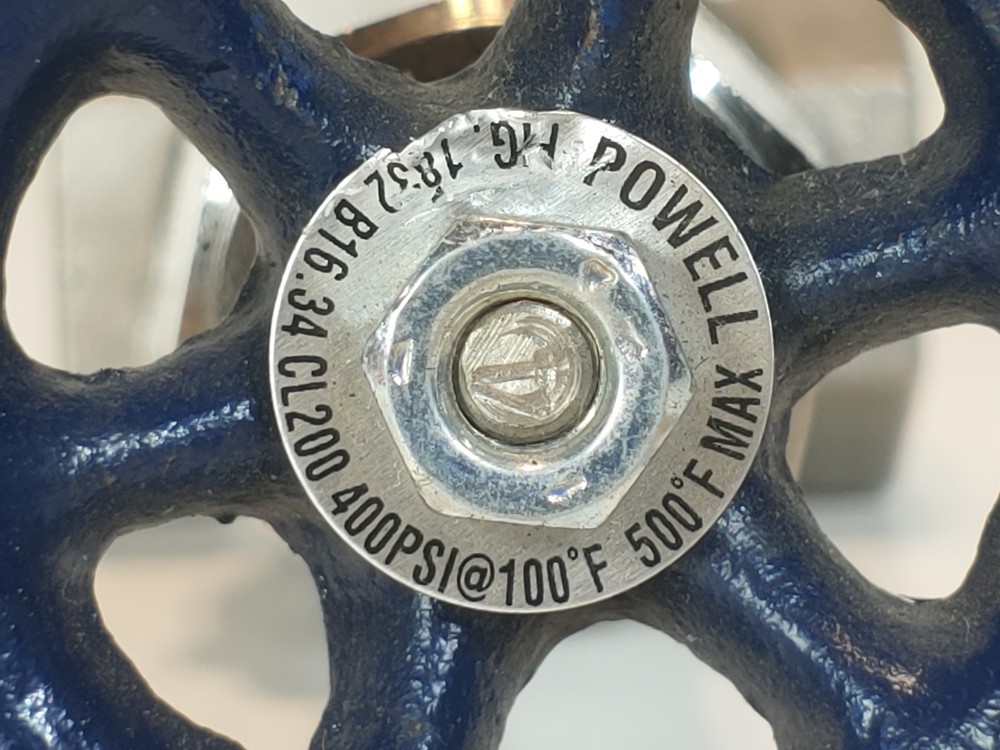 Powell 3/4" Threaded Ends 200L CF8M Gate Valve FIG#: 1832