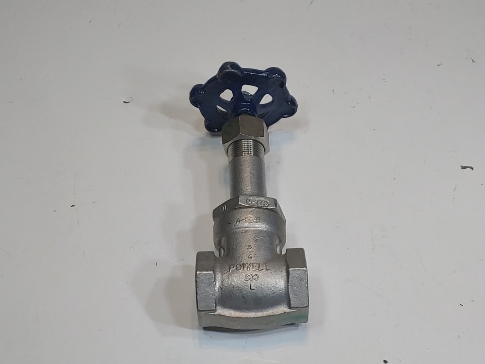 Powell 3/4" Threaded Ends 200L CF8M Gate Valve FIG#: 1832
