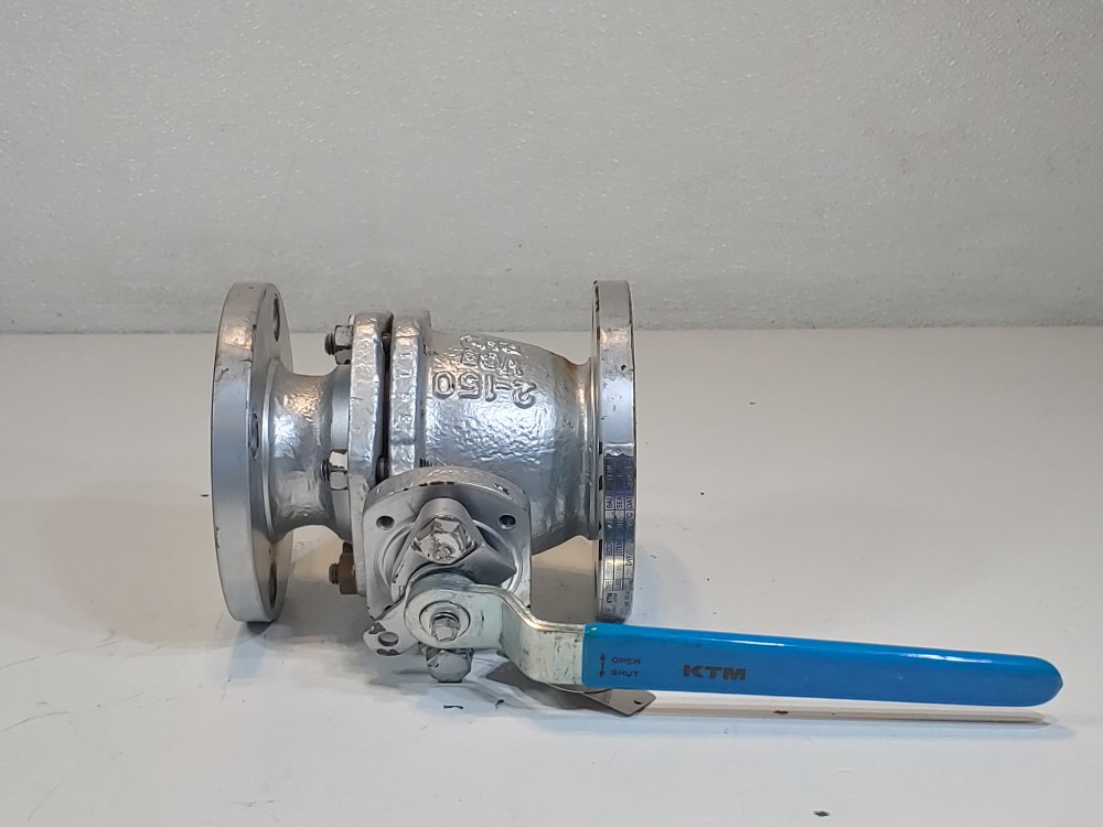 KTM 2" 150# RF Flanged WCB 2-PC Ball Valve