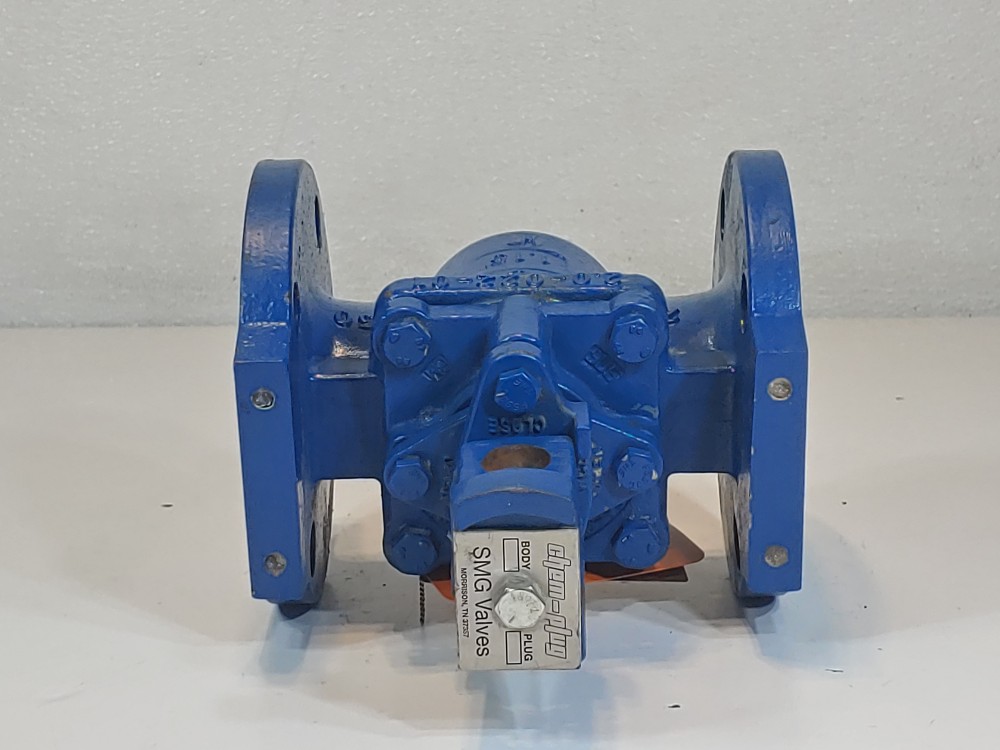 SMG Chem-plug 2" 150# Flanged Plug Valve Style: F12W PN: 02.0V022JLF1D