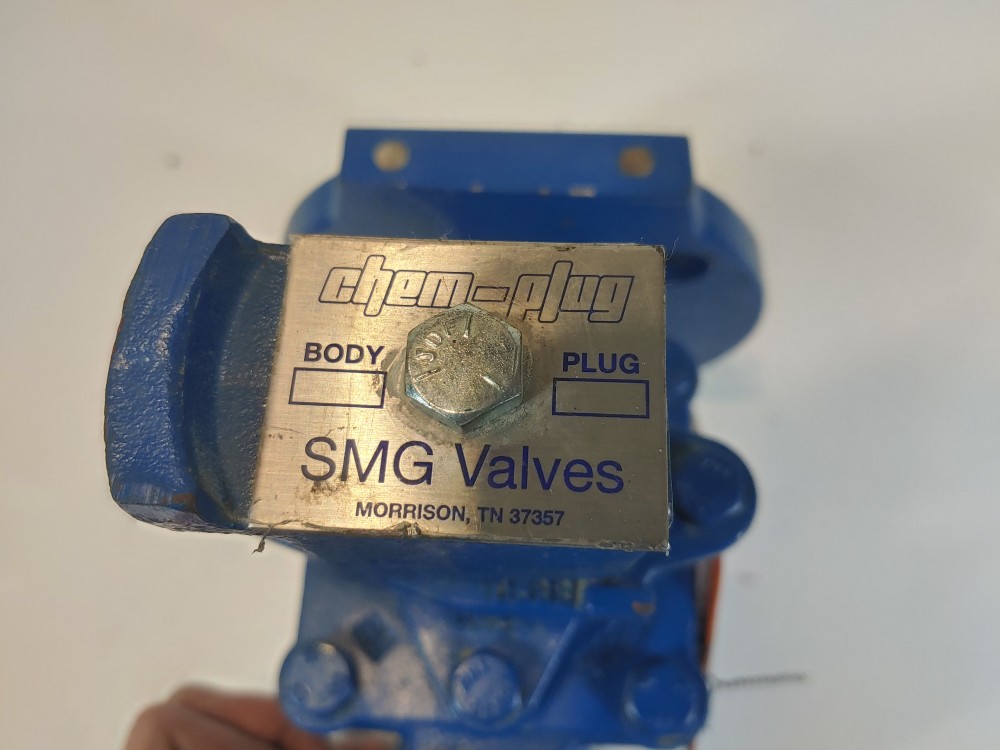 SMG Chem-plug 2" 150# Flanged Plug Valve Style: F12W PN: 02.0V022JLF1D