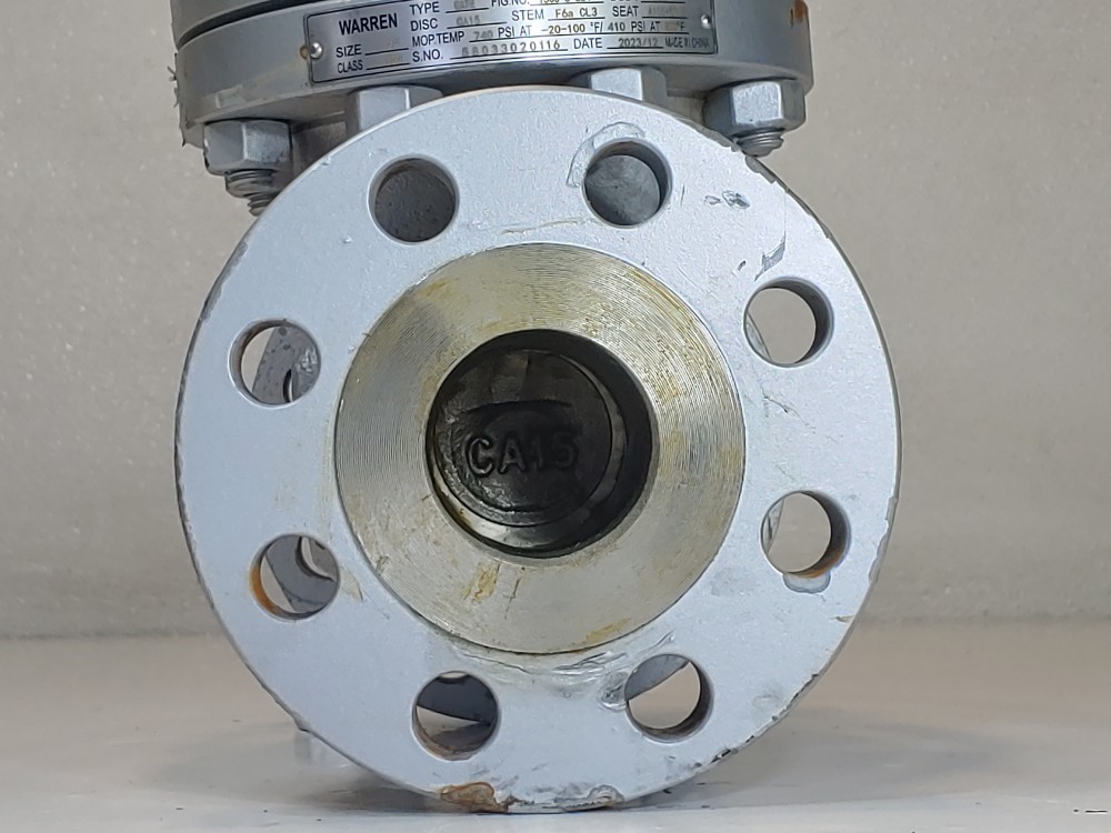 Warren 2" 300# WCB RF Gate Valve Figure # 1305-8-624