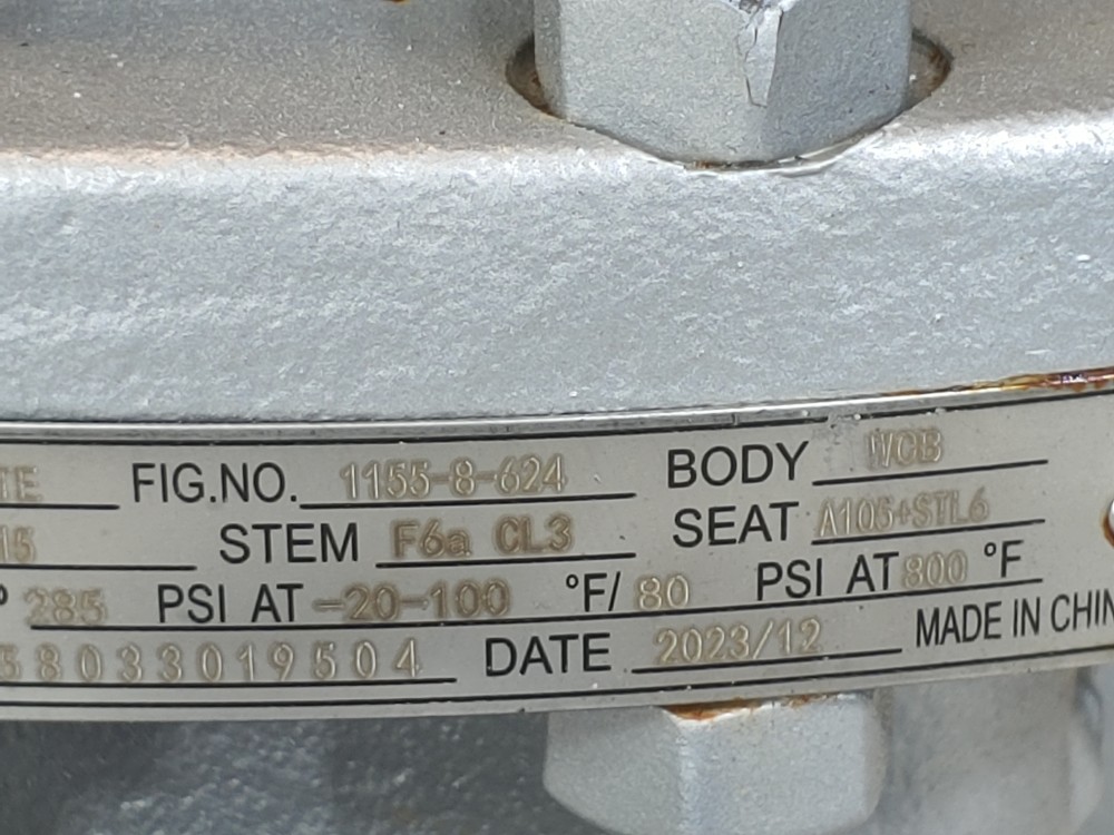 Warren 2" 150# RF Flanged WCB Gate Valve Fig#: 1153-8-624