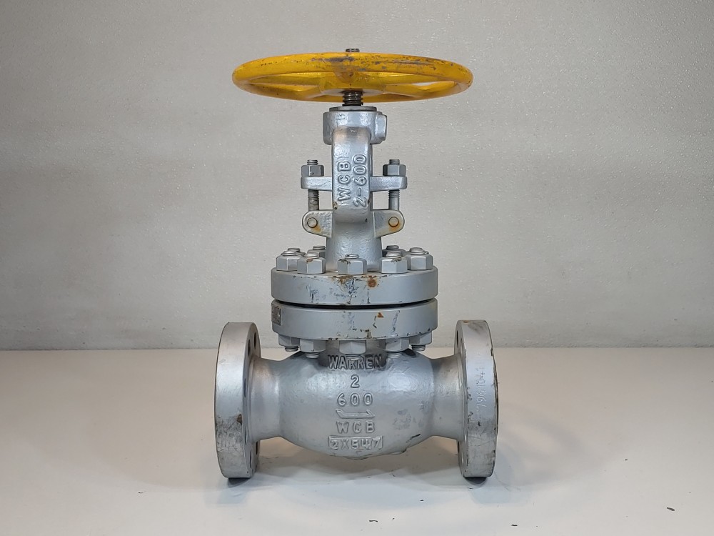 Warren 2" 600# RF Flanged WCB Globe Valve Fig#: 2605-8N-624