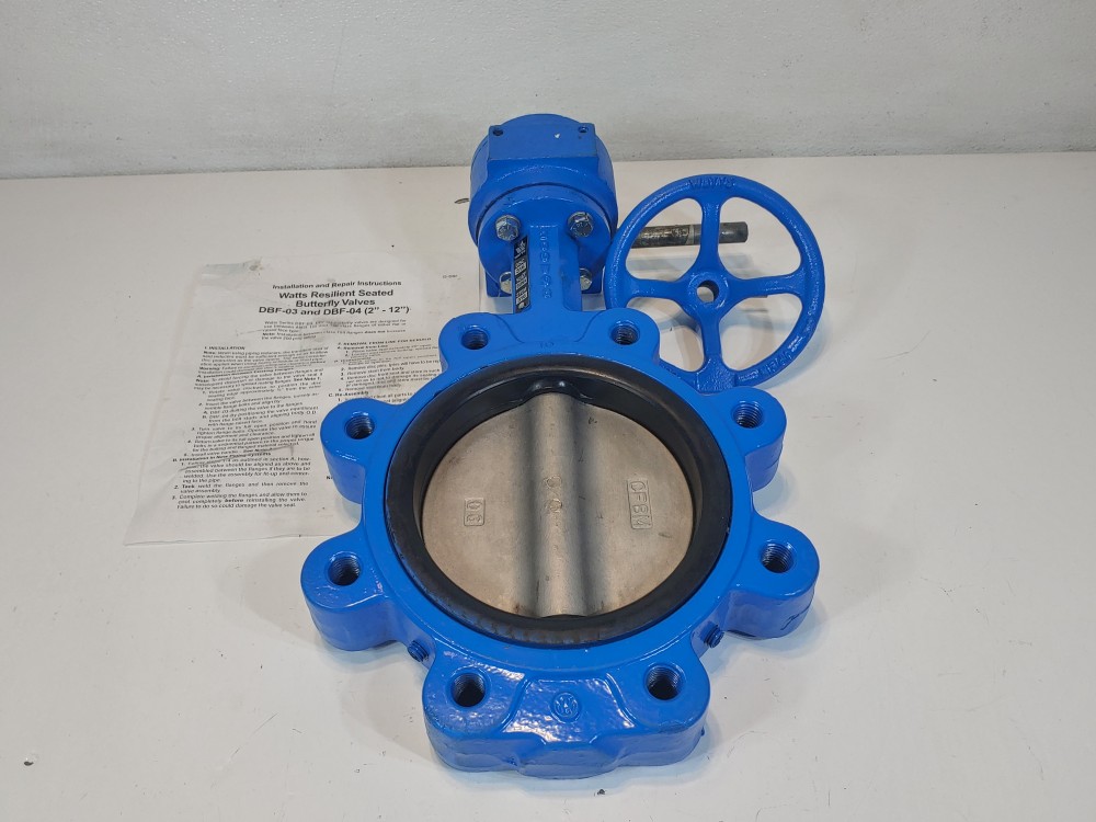 Watts 6" Resilient Seated Butterfly Valve 200 WOG