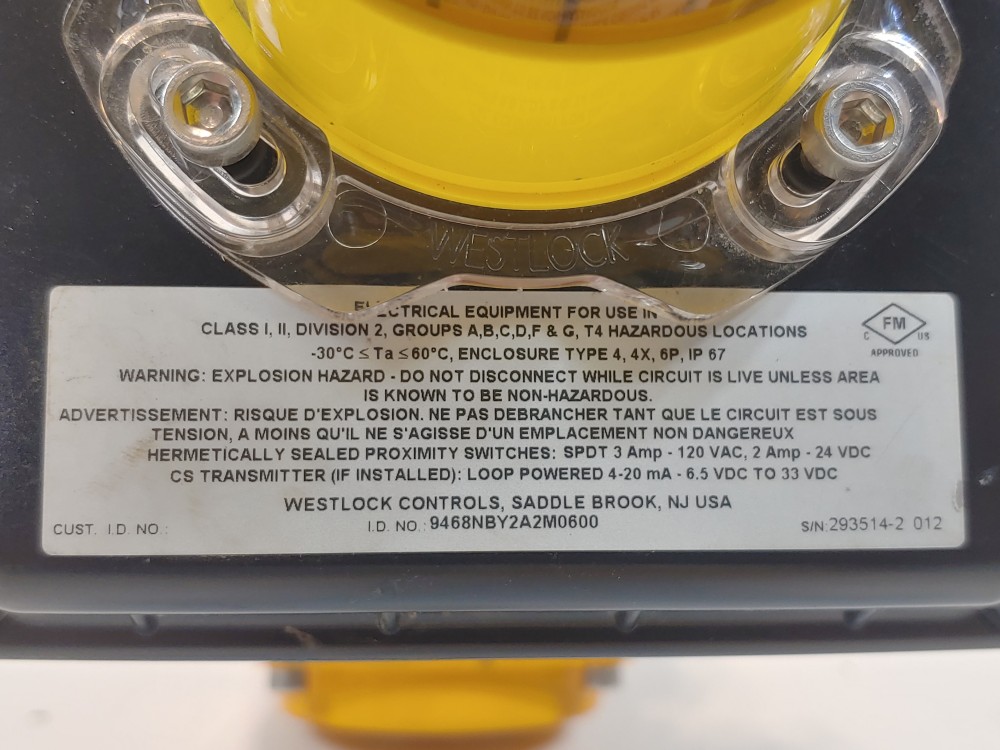 EL-O-MATIC F0065U Pneumatic Actuator  8 Bar (120 PSI) w/ Amresist 2" /150 PSIG