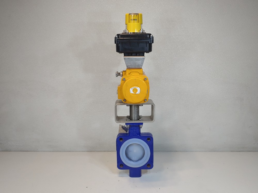 EL-O-MATIC F0100U Pneumatic Actuator  8 Bar (120 PSI) w/ Amresist 3" 150 PSIG