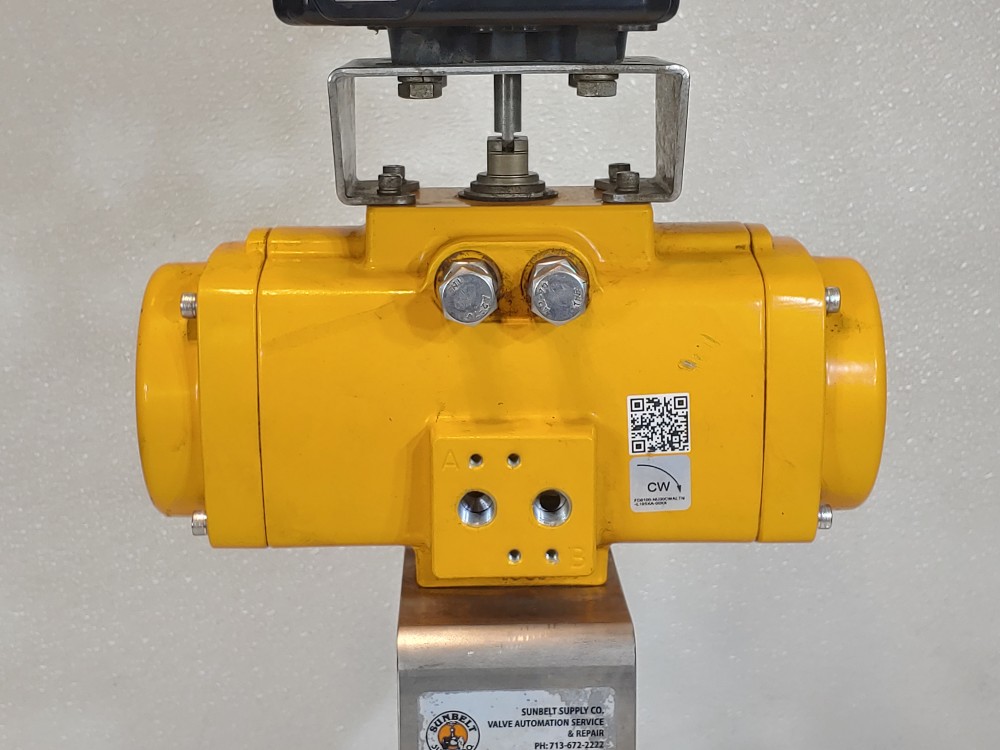 EL-O-MATIC F0100U Pneumatic Actuator  8 Bar (120 PSI) w/ Amresist 3" 150 PSIG