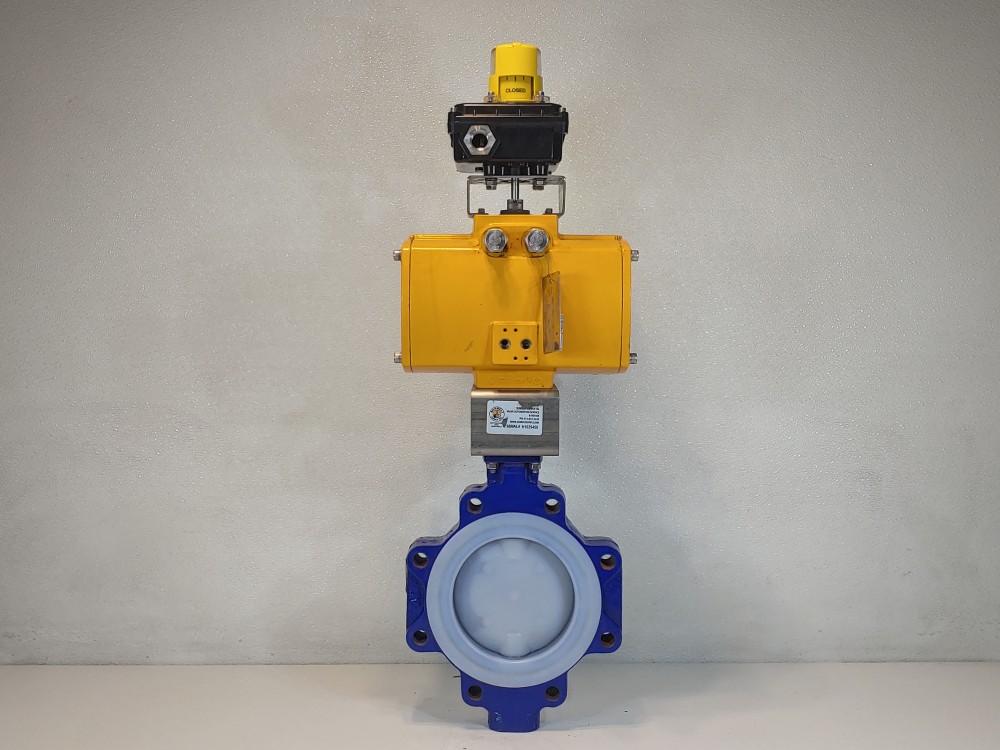 EL-O-MATIC F0350U Pneumatic Actuator  8 Bar (120 PSI) w/ Amresist 6" 150 PSIG