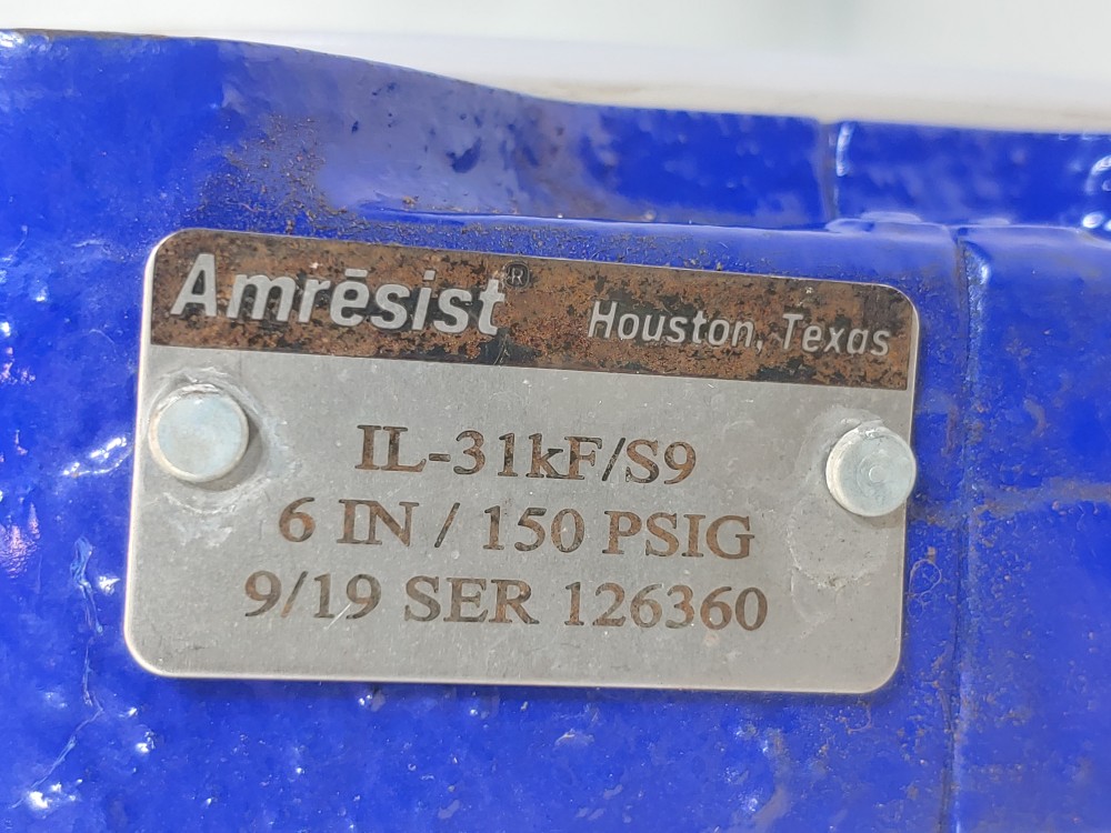 EL-O-MATIC F0350U Pneumatic Actuator  8 Bar (120 PSI) w/ Amresist 6" 150 PSIG