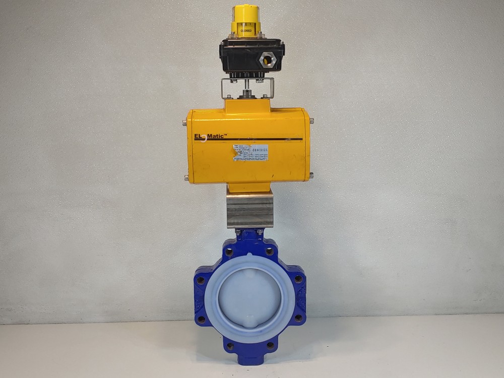 EL-O-MATIC F0350U Pneumatic Actuator  8 Bar (120 PSI) w/ Amresist 6" 150 PSIG